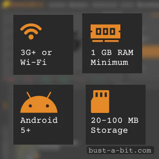 Bustabit app for Android system requirements