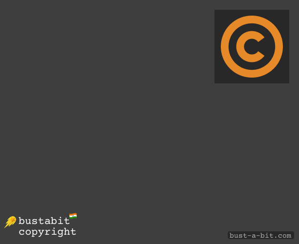 Copyright Materials - Bustabit