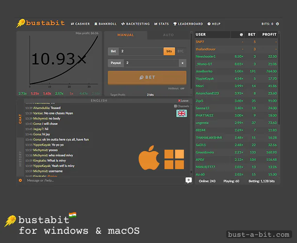 How to install and set Bustabit for PC and laptops - Full Instruction