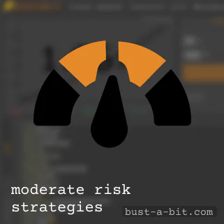 Moderate Risk Strategy - Bustabit