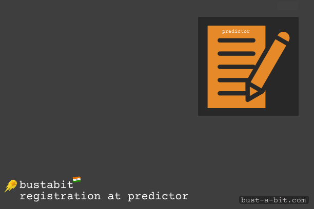 How to register at Bustabit Predictor