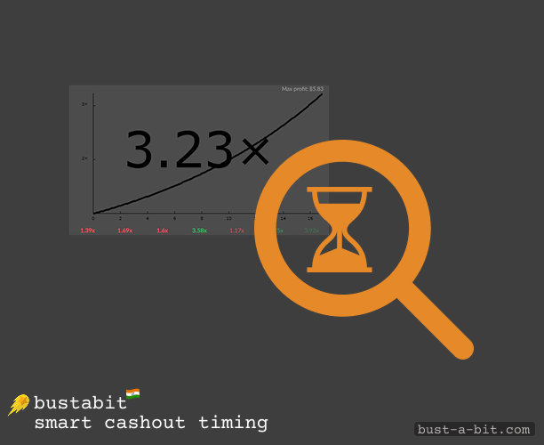 How to guideline time of cash out at Bustabit Crash Game