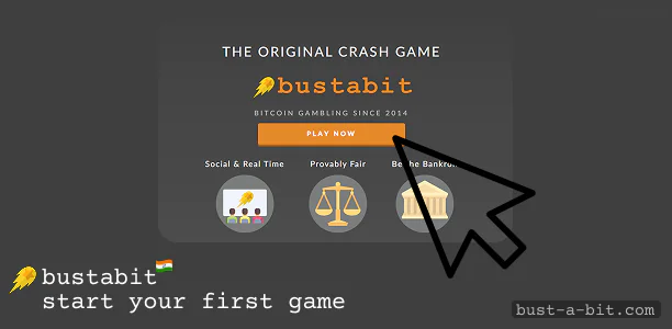 How to start your First Game at Bustabit - Instruction