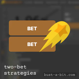 Two Bets Strategy - Bustabit