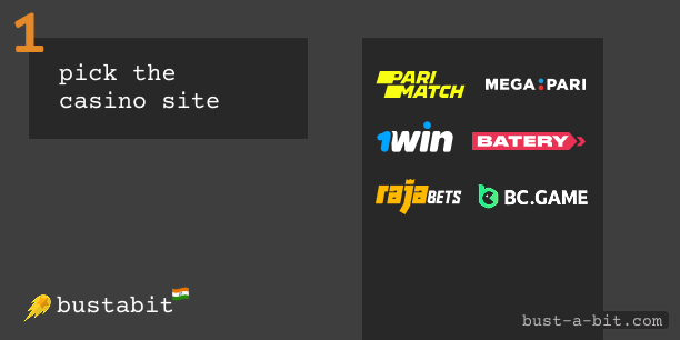 To start playing Bustabit in demo mode, choose the casino