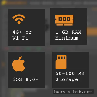 Bustabit app for iOS Minimum Requirements
