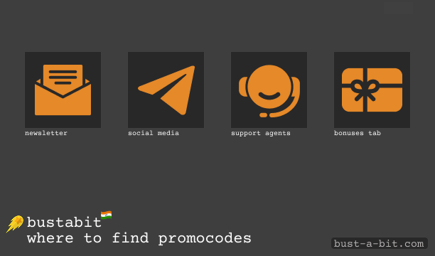 Where to find Bustabit Casino Promo Codes