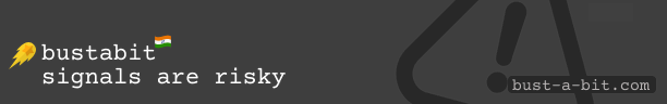 Bustabit signals are risky, because Bustabit Crash Game Based on the randoness