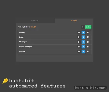 How to use automated features in Bustabit Game